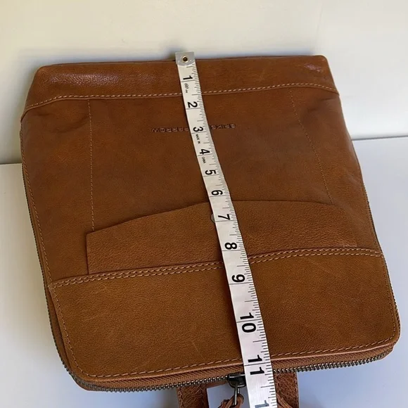 Spikes & Sparrow Brown Leather Backpack - Picture 15 of 16